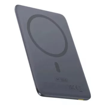 Kaasaskantav akupank Baseus PicoGo Ultra-õhuke 5000 mAh, 20 W väljund, juhtmevaba laadimine, USB-C, hall