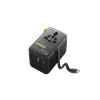 Laadija Baseus EnerCore CG11 — siseruumides kasutatav vahelduvvoolu kiirlaadija, 2x USB‑C, 1 m kaabel, must
