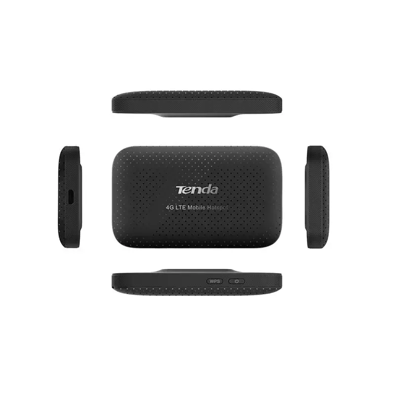 Kaasaskantav ruuter TENDA 4G185 — Ühesageduslik 2,4 GHz, Wi‑Fi 4 (802.11n), LTE 4G, 150 Mbit/s, SIM-pesa, USB, sisemised 2 antenni, akutoitel