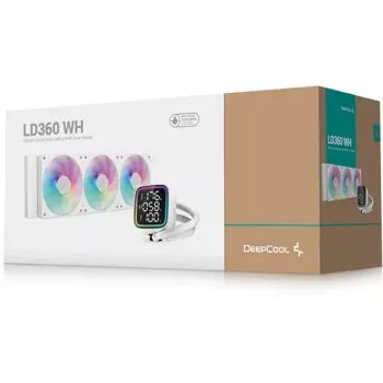CPU vedelikjahuti DeepCool LD360 Valge 360 mm radiaatoriga