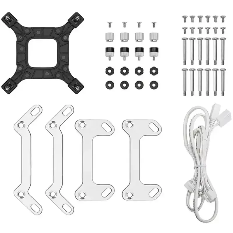 CPU vedelikjahuti DeepCool LD360 Valge 360 mm radiaatoriga