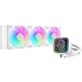 CPU vedelikjahuti DeepCool LD360 Valge 360 mm radiaatoriga