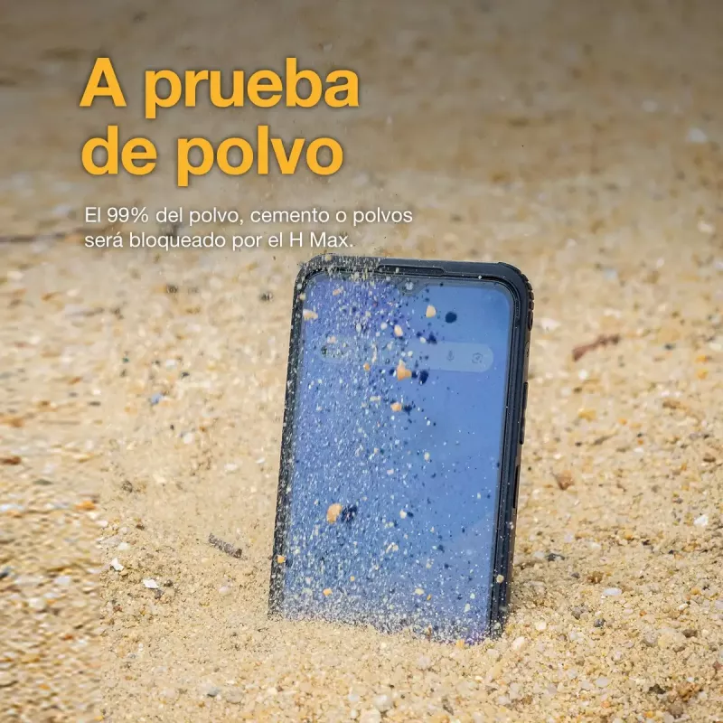Nutitelefon AGM H Max — 6,56-tolline ekraan, Android 14, 4 GB muutmälu, 256 GB, Dual SIM, 10000 mAh, IP68, must