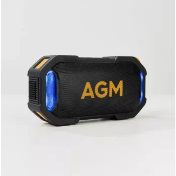 Peokõlar Beafon AGM Mag Rock — juhtmevaba 8 W, aku 1800 mAh, kuni 10 h, must/oranž, nuppudega helitugevuse reguleerimine