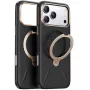 Telefonikest Torras Ostand Spin Vegskin Series iPhone 17 Pro Max jaoks, must