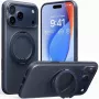 Torras Ostand R Fitness Series telefoniümbris iPhone 17 Pro Maxile, tumesinine