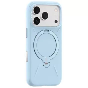 Telefonikott Torras Ostand Spin Softune Series iPhone 17 Pro Max jaoks — beebisinine
