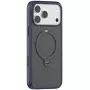 Telefonikott Torras Ostand Spin Series iPhone 17 Pro Maxile, tumesinine