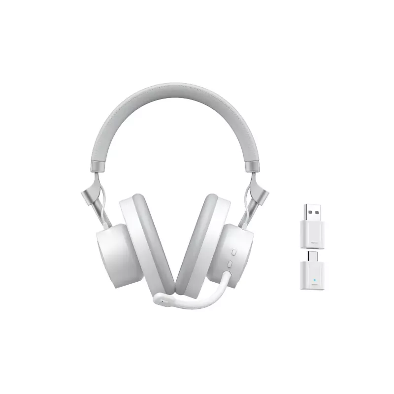 Kõrvaklapid HAVIT Fuxi-H8 — juhtmevabad ja juhtmega, Bluetooth, 20–20000 Hz, 10 m ulatus, 300 g, valge