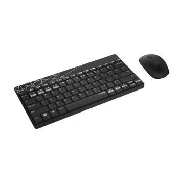 Klaviatuuri ja hiire komplekt Rapoo 8000M Universaalne Bluetooth QWERTZ Saksa Must
