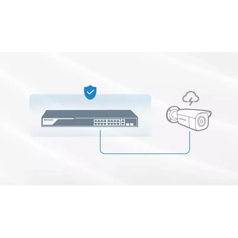 Mittehallitav kommutaator Hikvision DS-3T0510HP-E/HS