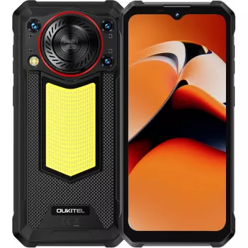Vastupidav nutitelefon Oukitel WP53 — 128 GB salvestusruumi, 8 GB muutmälu, must