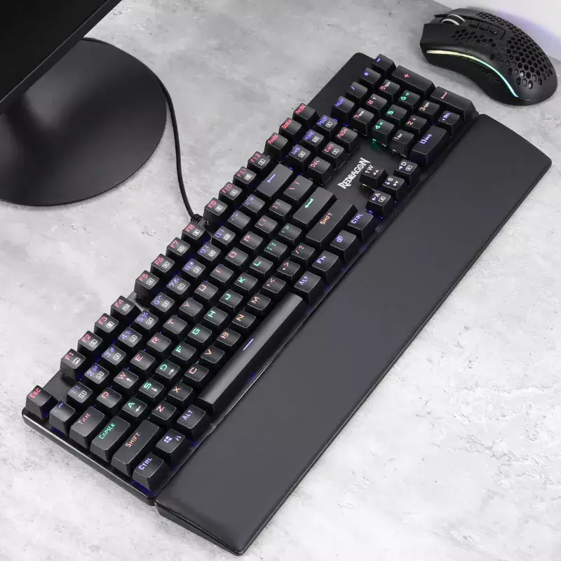 Randmetugi REDRAGON METEOR S kunstnahk mäluvaht must