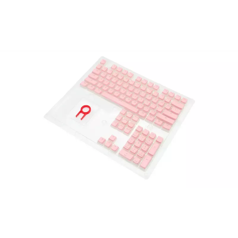 Mehaaniline klahvistikukomplekt REDRAGON A130 PBT Doubleshot — roosad klahvistikud, PBT doubleshot konstruktsioon