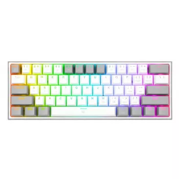 Mehaaniline klaviatuur REDRAGON K617-RGB Fizz, juhtmega USB, hall valge