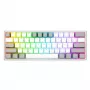Mehaaniline klaviatuur REDRAGON K617-RGB Fizz, juhtmega USB, hall valge