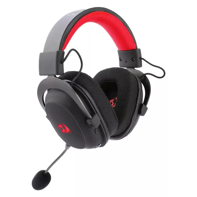 Juhtmega Bluetooth kõrvaklapid REDRAGON H510 Zeus Pro RGB — 20–20000 Hz, 1,8 m kaabel, Must