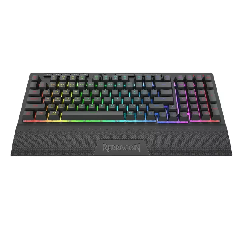 Klaviatuur REDRAGON K515-RGB SHIVA 98 USB must membraan juhtmega