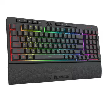 Klaviatuur REDRAGON K515-RGB SHIVA 98 USB must membraan juhtmega