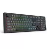 Klaviatuur REDRAGON K518-RGB-GB Crux juhtmega USB must membraan