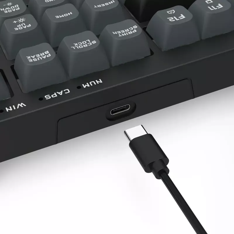 Klaviatuur REDRAGON K518-RGB-GB Crux juhtmega USB must membraan