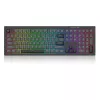 Klaviatuur REDRAGON K518-RGB-GB Crux juhtmega USB must membraan