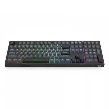 Klaviatuur REDRAGON K518-RGB-GB Crux juhtmega USB must membraan