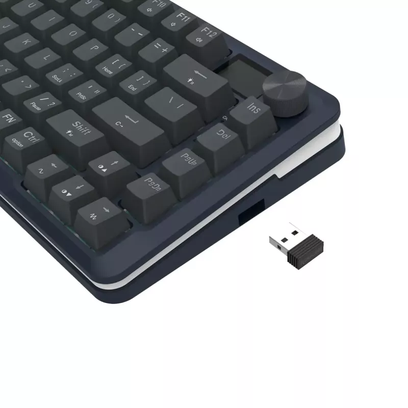 Mehaaniline klaviatuur REDRAGON K708-RGB-PRO USB, RF-juhtmevaba ja Bluetoothiga, 1,5 m kaabel, must, 0,76 kg