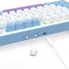 Mehaaniline klaviatuur REDRAGON K707WBP-RGB-PRO juhtmega USB sinine valge