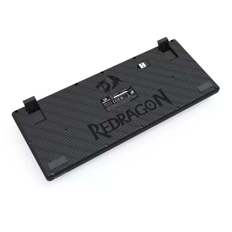 REDRAGON K516RGB-PRO SHIVA PRO 87 klaviatuur USB RF Juhtmevaba Bluetooth Must