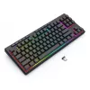 REDRAGON K516RGB-PRO SHIVA PRO 87 klaviatuur USB RF Juhtmevaba Bluetooth Must
