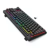 REDRAGON K516RGB-PRO SHIVA PRO 87 klaviatuur USB RF Juhtmevaba Bluetooth Must