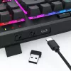 REDRAGON K516RGB-PRO SHIVA PRO 87 klaviatuur USB RF Juhtmevaba Bluetooth Must