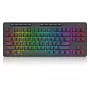 REDRAGON K516RGB-PRO SHIVA PRO 87 klaviatuur USB RF Juhtmevaba Bluetooth Must