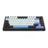 Klaviatuur REDRAGON K732WLB-RGB-PRO URANUS PRO — 65% mehaaniline, USB + RF juhtmevaba + Bluetooth, QWERTY, inglise paigutus, 1,5 m kaabel, must/valge