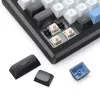 Klaviatuur REDRAGON K732WLB-RGB-PRO URANUS PRO — 65% mehaaniline, USB + RF juhtmevaba + Bluetooth, QWERTY, inglise paigutus, 1,5 m kaabel, must/valge