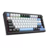 Klaviatuur REDRAGON K732WLB-RGB-PRO URANUS PRO — 65% mehaaniline, USB + RF juhtmevaba + Bluetooth, QWERTY, inglise paigutus, 1,5 m kaabel, must/valge
