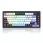 Klaviatuur REDRAGON K732WLB-RGB-PRO URANUS PRO — 65% mehaaniline, USB + RF juhtmevaba + Bluetooth, QWERTY, inglise paigutus, 1,5 m kaabel, must/valge