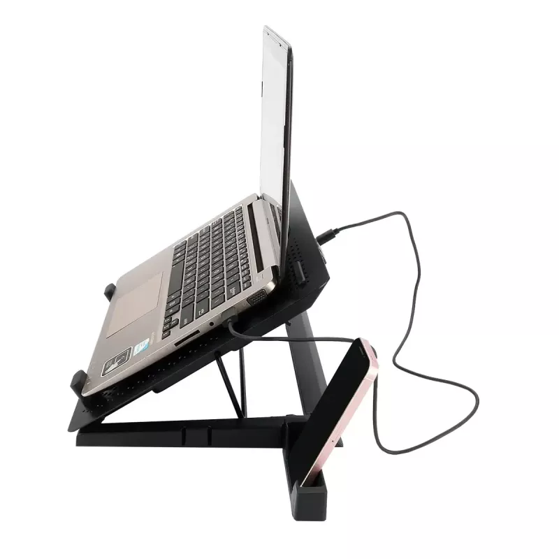 Sülearvuti jahutusalus REDRAGON GCP500 Ivy ergonoomiline disain 5 ventilaatorit