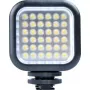 LED-videovalgusti Godox LED36 — 36 LED-i, reguleeritav heledus, kompaktne kaameral kasutatav paneel