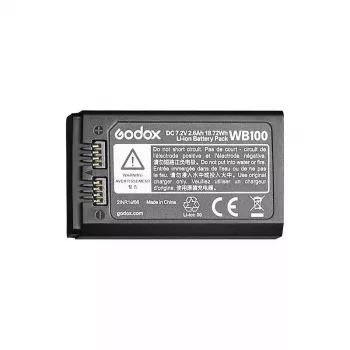 Kaameravälgu lisaseadme aku Godox WB100 liitiumioon 2600 mAh