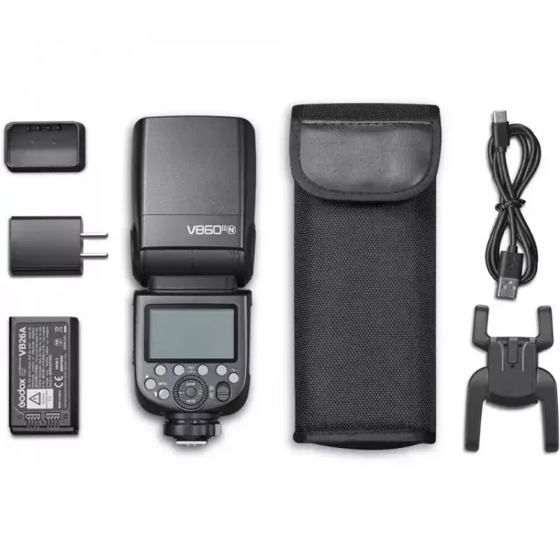 Godox Ving V860III TTL Li-Ion Välklamp Must Olympusele Panasonicule 1,5 s Taastumine