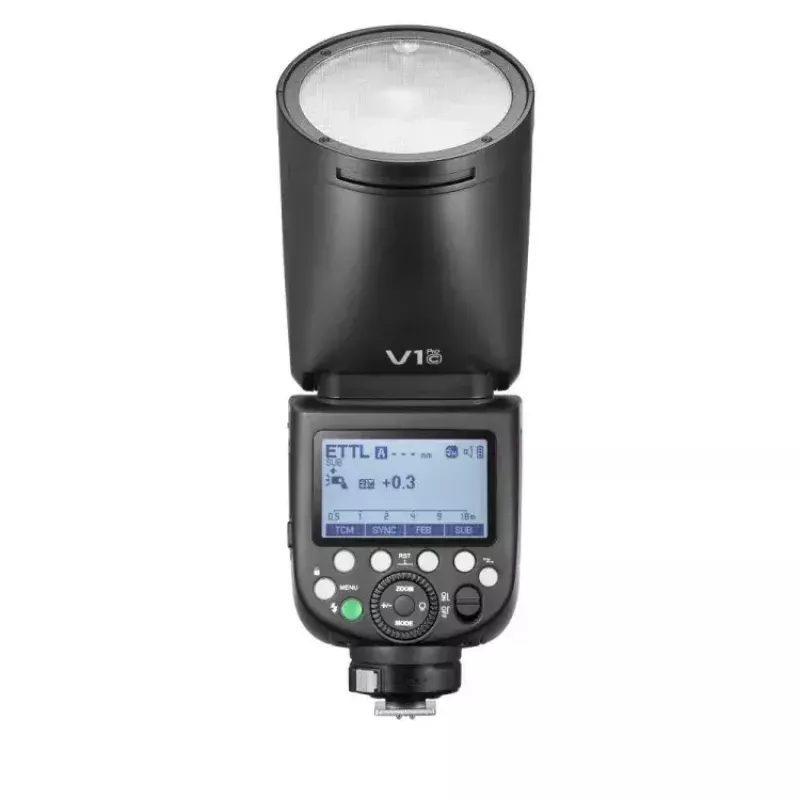 Välklamp kaamerasalvestitele Godox V1Pro Must 1,5 s taastumisajaga