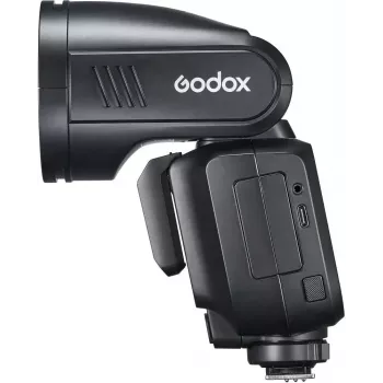 Flash Godox V100-F Fujifilmi jaoks — kaasaskantav liitiumioontoitel kaameravälk