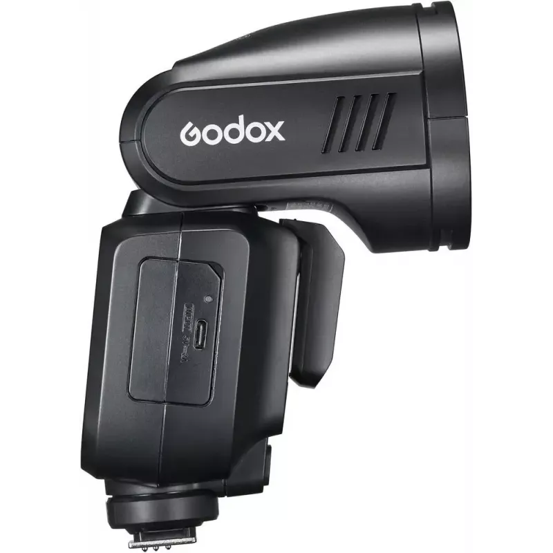 Flash Godox V100-F Fujifilmi jaoks — kaasaskantav liitiumioontoitel kaameravälk