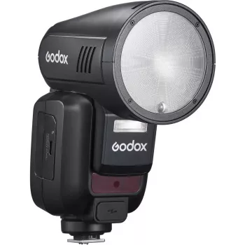Flash Godox V100-F Fujifilmi jaoks — kaasaskantav liitiumioontoitel kaameravälk