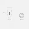 Auto laadija Baseus TZCCJD-0G 40W tumedalt hall — USB sõiduki toiteadapter, 40W väljund