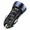 Auto laadija Baseus TZCCJD-0G 40W tumedalt hall — USB sõiduki toiteadapter, 40W väljund