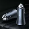 Auto laadija Baseus TZCCJD-0G 40W tumedalt hall — USB sõiduki toiteadapter, 40W väljund