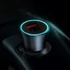 Auto laadija Baseus TZCCJD-0G 40W tumedalt hall — USB sõiduki toiteadapter, 40W väljund